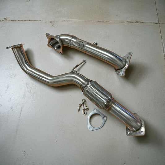 Racing Downpipe For 2016-2021 Honda Civic Si 1.5L 10th Gen-0