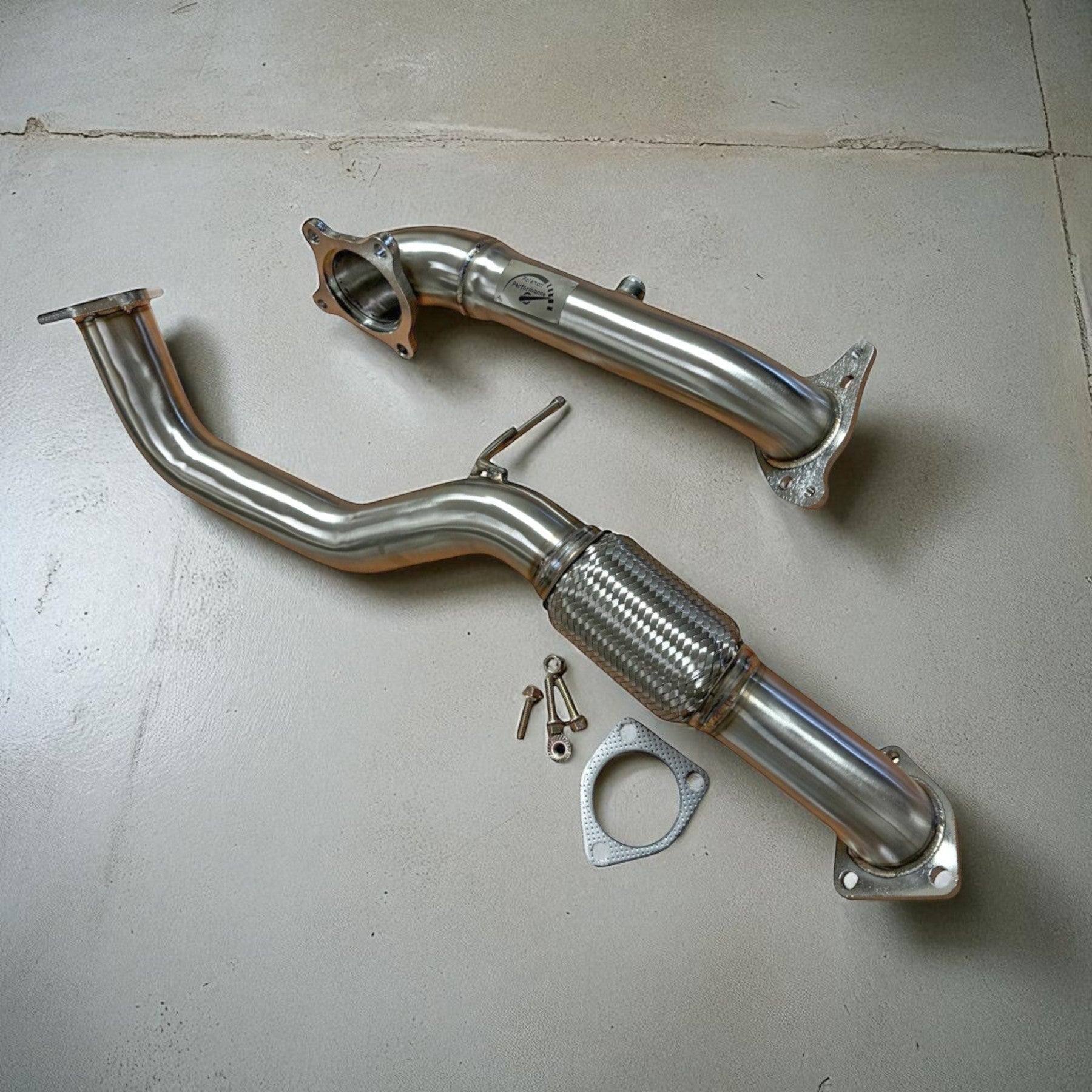 Racing Downpipe For 2016-2021 Honda Civic Si 1.5L 10th Gen-0